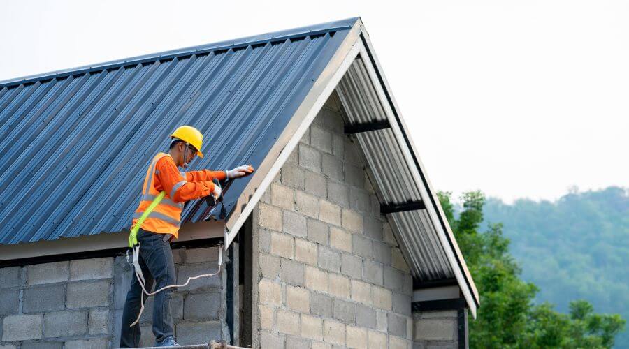 Professional metal roof installation in Norfolk, MA